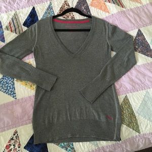 Aeropostale Gray Stretch Cardigan Size L/G